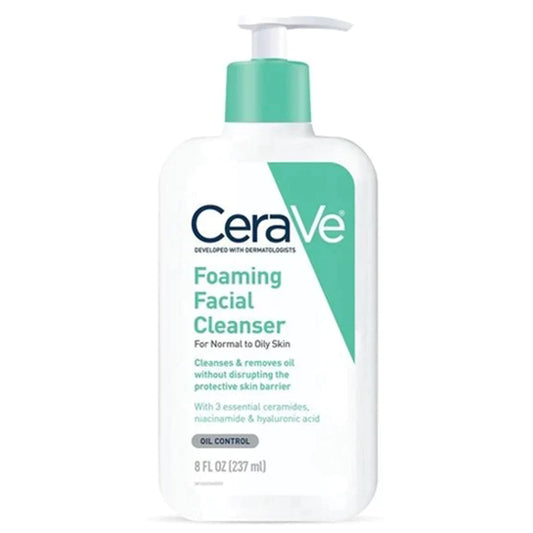 CeraVe Foaming Facial Cleanser Normal to Oily Skin 237ml